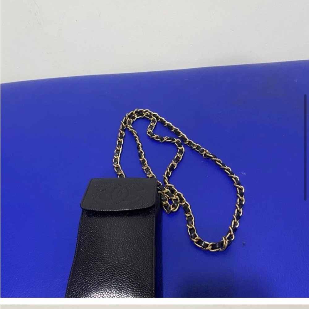 CHANEL 1995 Stitch Case Caviar PM Pochette - Picture 12 of 14